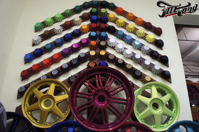 Порошковая краска для дисков реклама