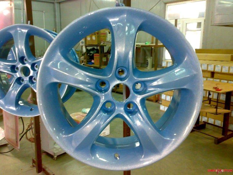 Порошковая покраска дисков