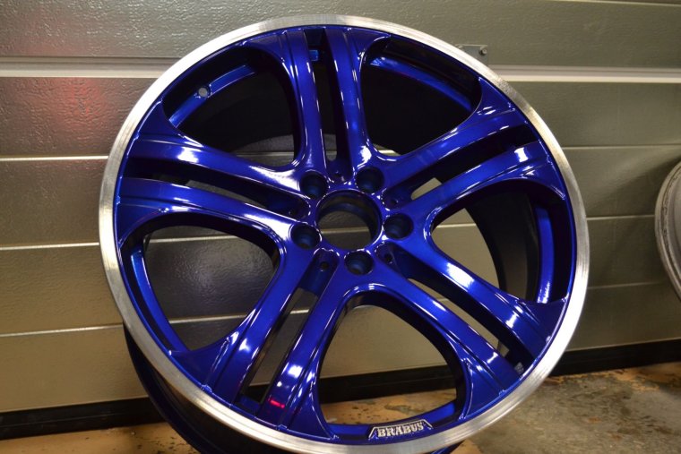 Синие литые диски