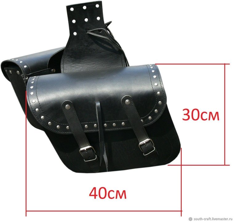 Кожаные кофры для чоппера