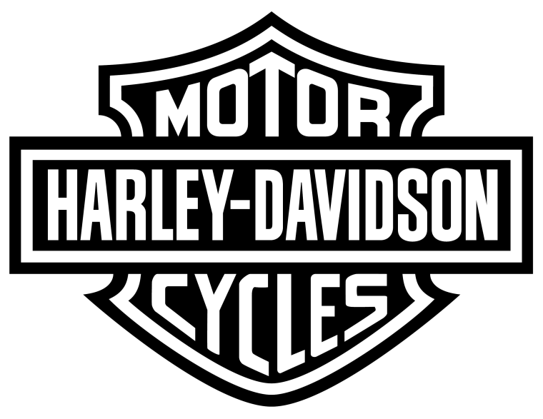 Харлей Дэвидсон логотип с мотоциклом