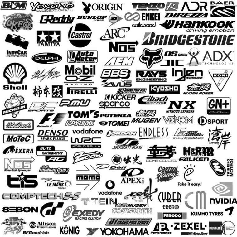 Спонсорские наклейки на авто