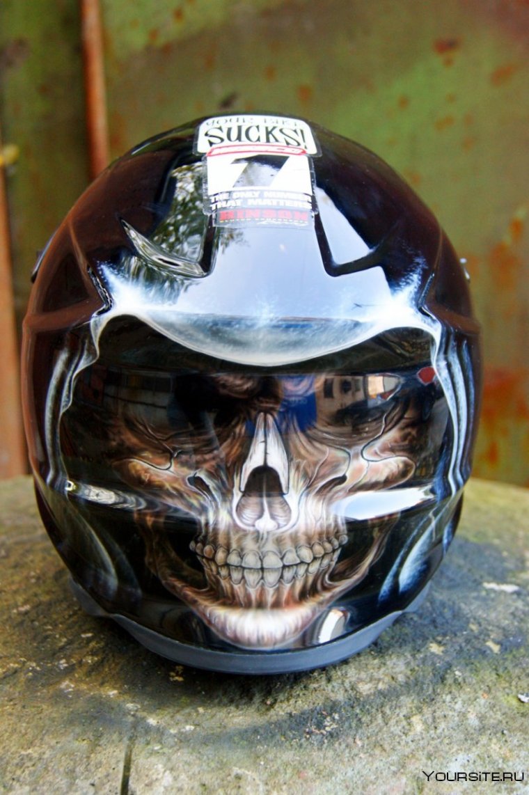 Аэрография на шлеме