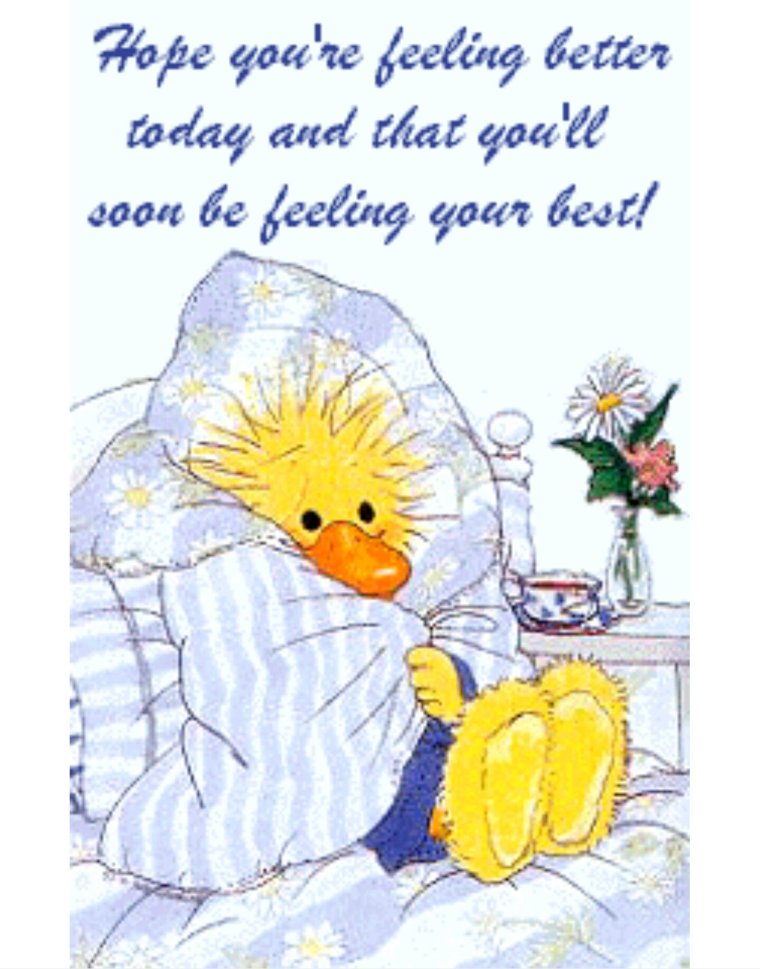 Открытка выздоравливайте