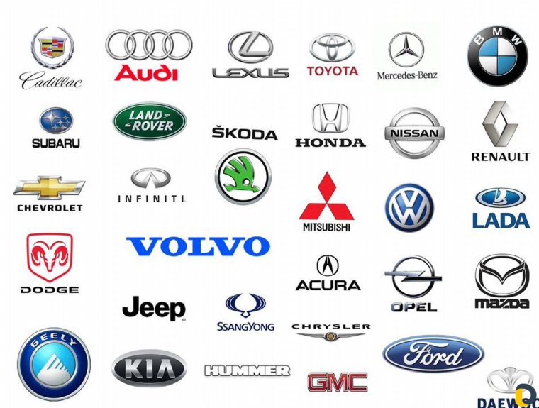 Марки легковых автомобилей