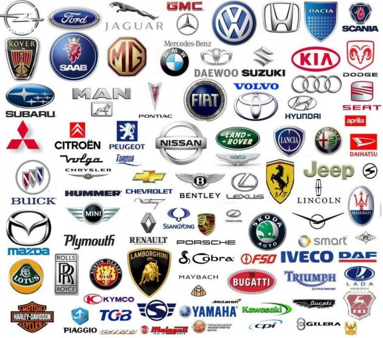 Автомобильные значки
