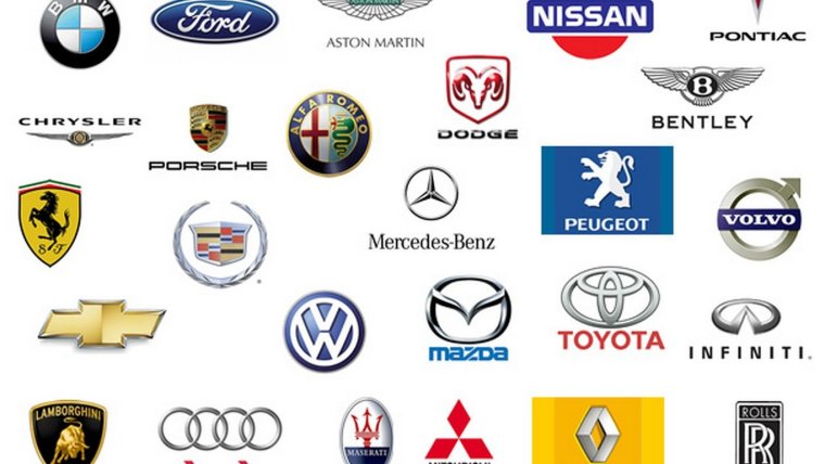 Марки автомобилей со значками