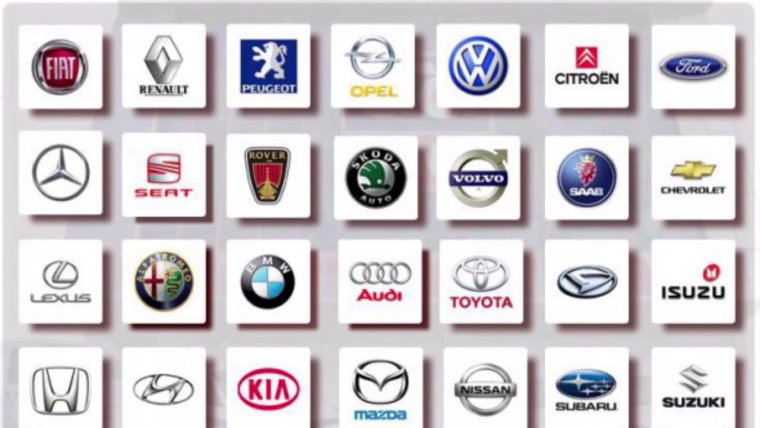 Марки машин значки и названия
