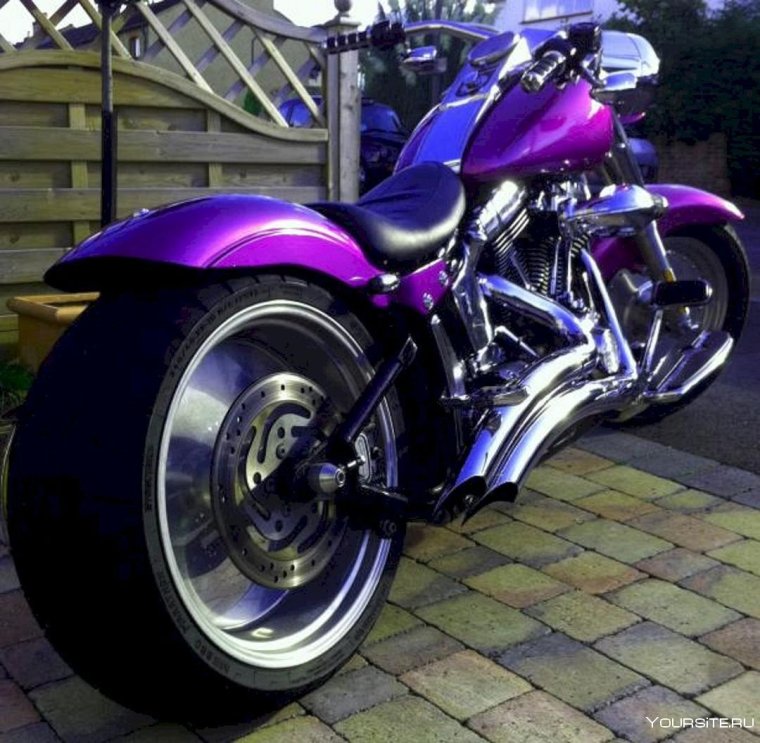 Харлей Дэвидсон фиолетовый