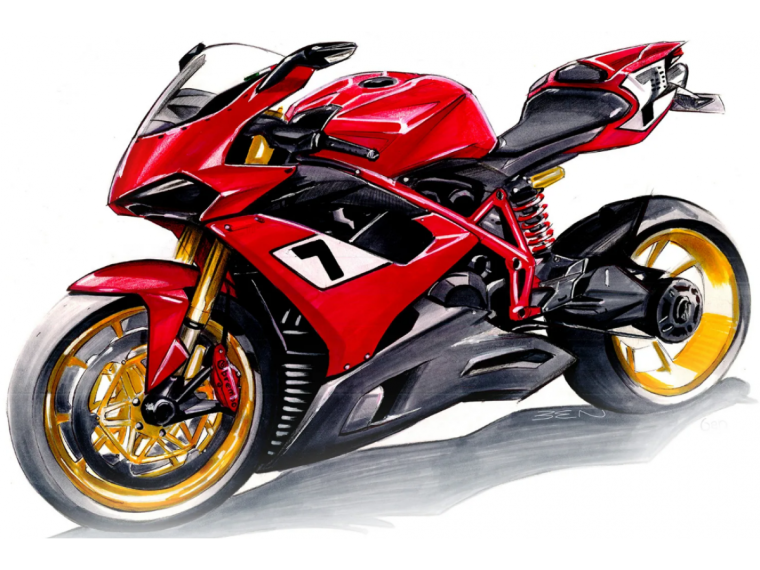 Аэрография на мотоциклах