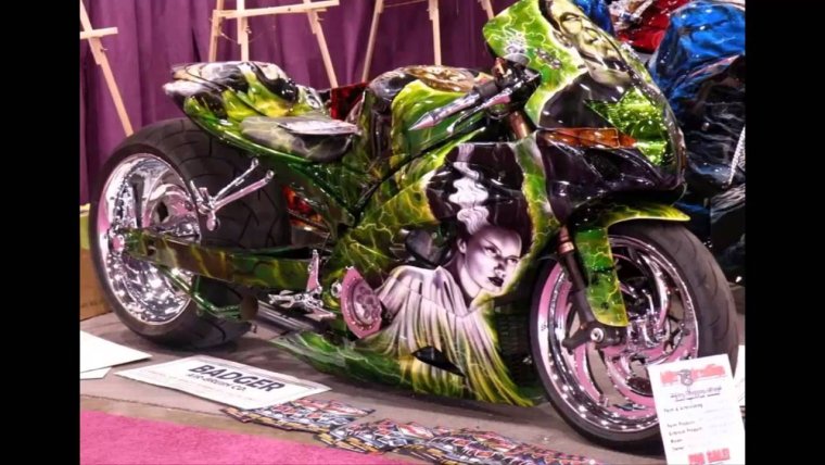Разрисованные мотоциклы