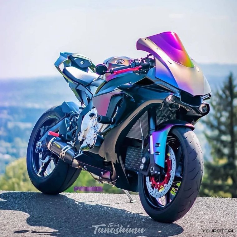 Цветной мотоцикл