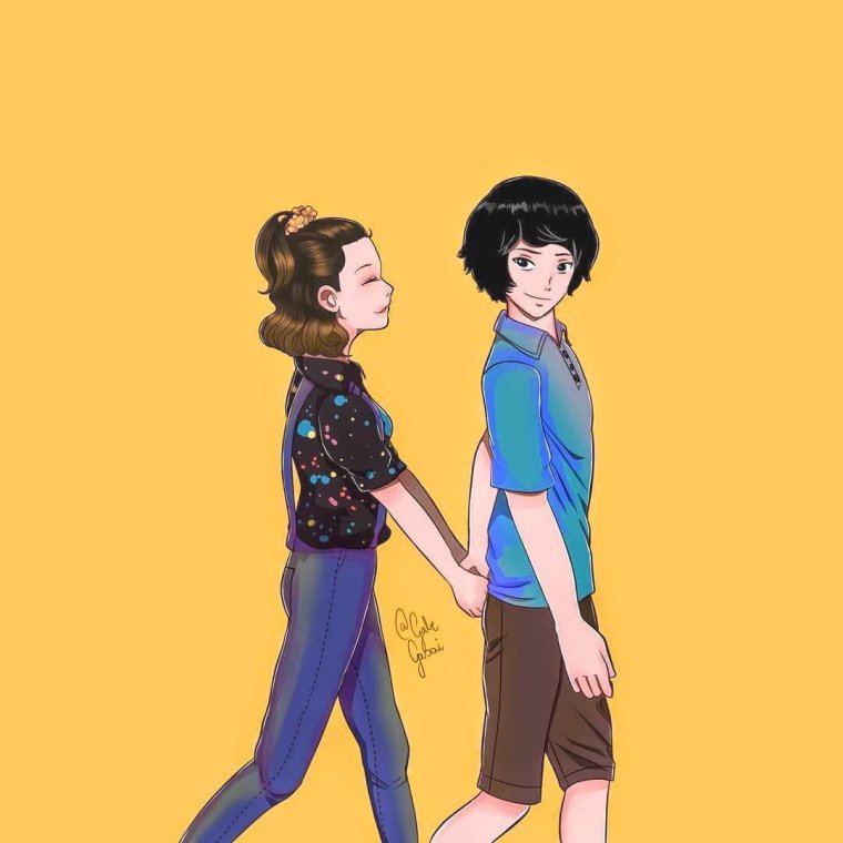 Очень странные дела Майк и оди арт