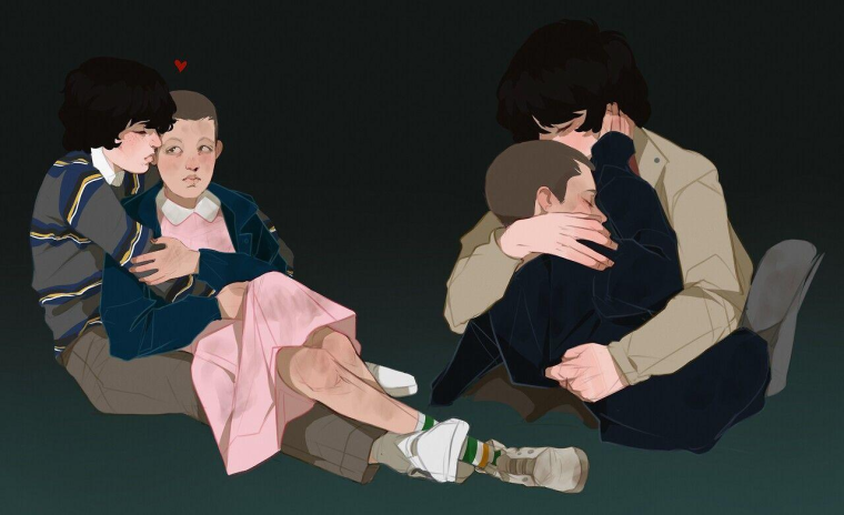 Очень странные дела Майк и оди арт