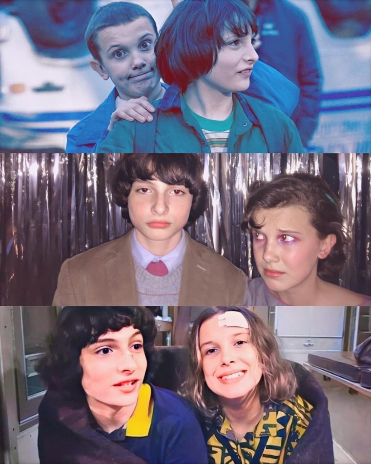 Финн Вулфорд и Милли Бобби очень странные дела