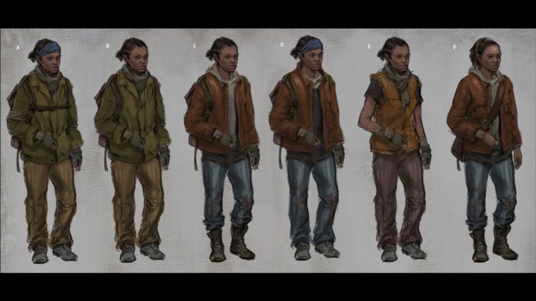 The last of us концепт персонажей Джоэл