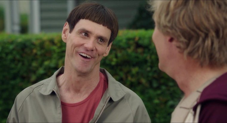 Джим Керри твой еще тупее