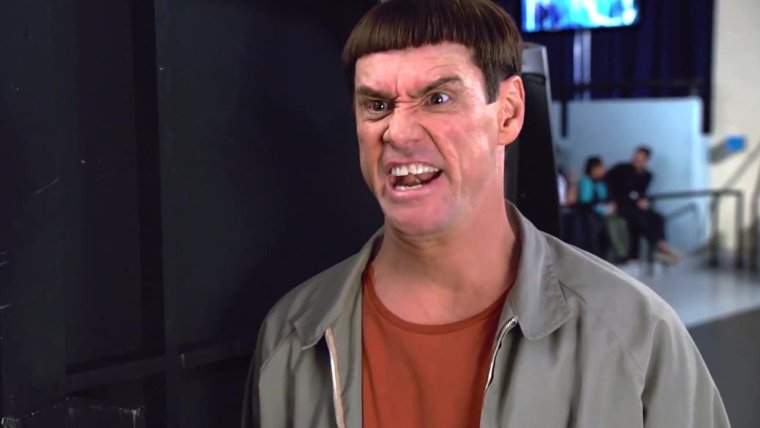 Джим Керри тупой и еще тупее гиф