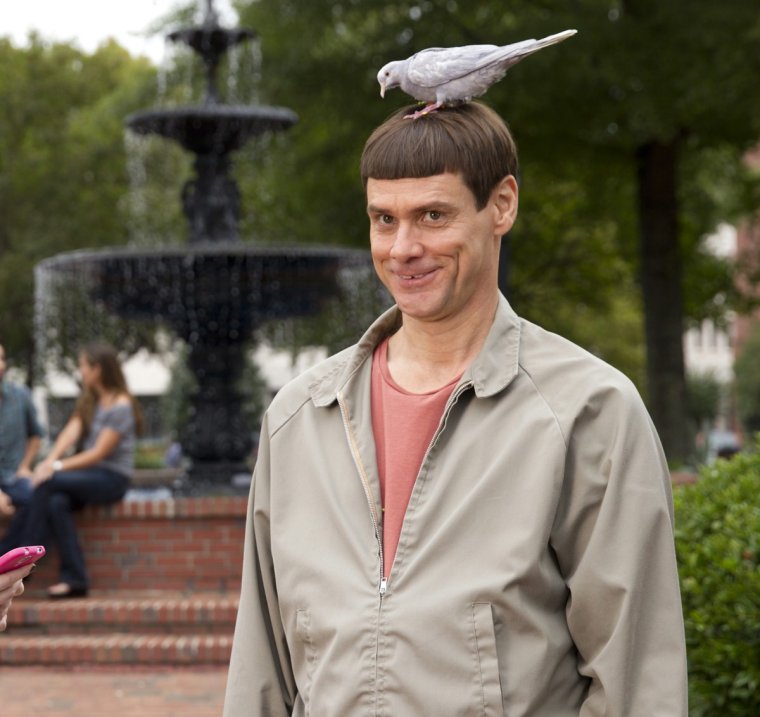 Джим Керри тупой и еде иупее