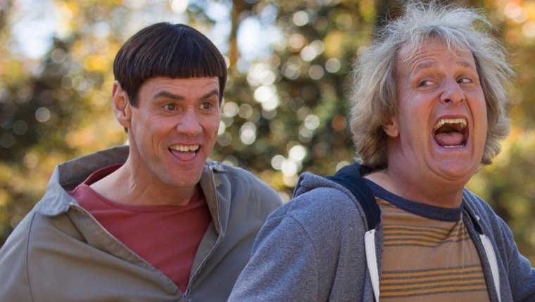 Джим Керри тупой и еще тупее