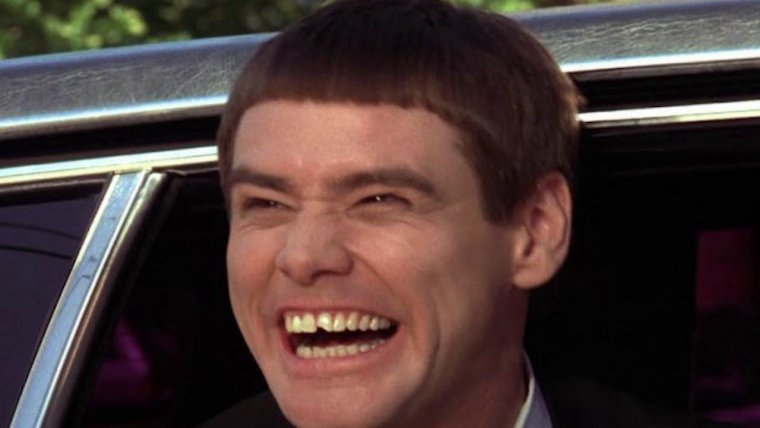 Джим Керри тупой еще