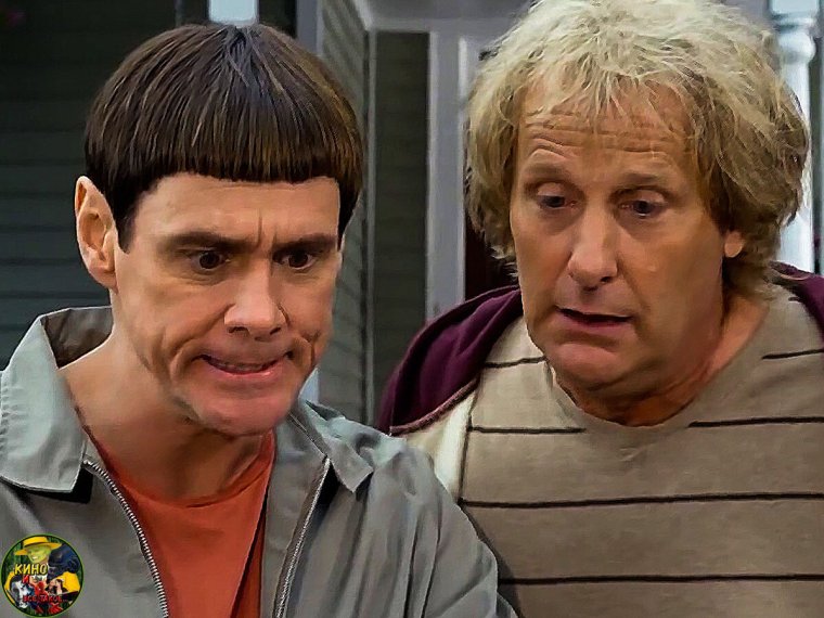 Джим Керри в фильме тупой и еще тупее