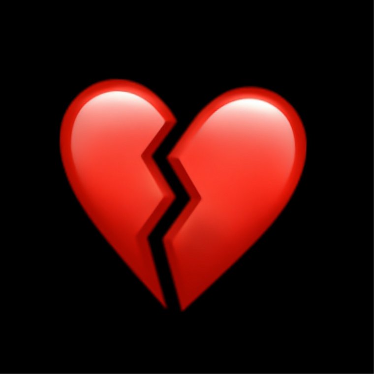 Чёрное разбитое сердце