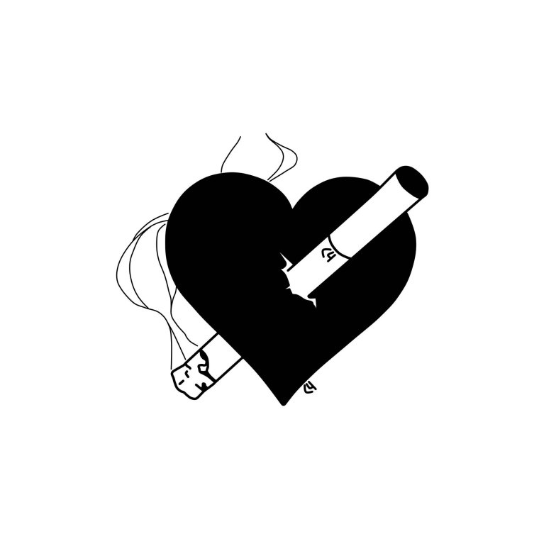 Разбитое сердце эскиз