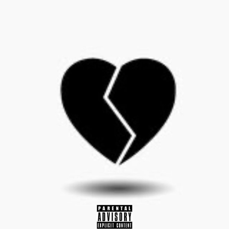 Силуэт разбитого сердца