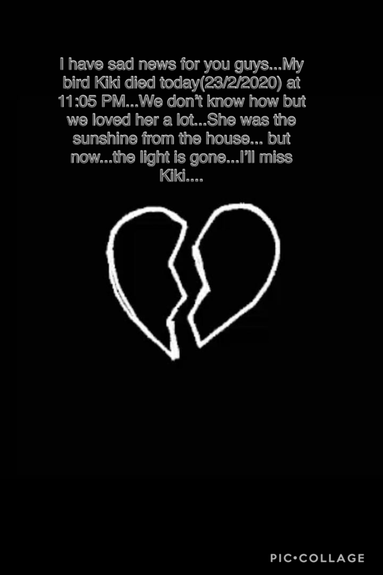 Разбитое сердечко на черном фоне