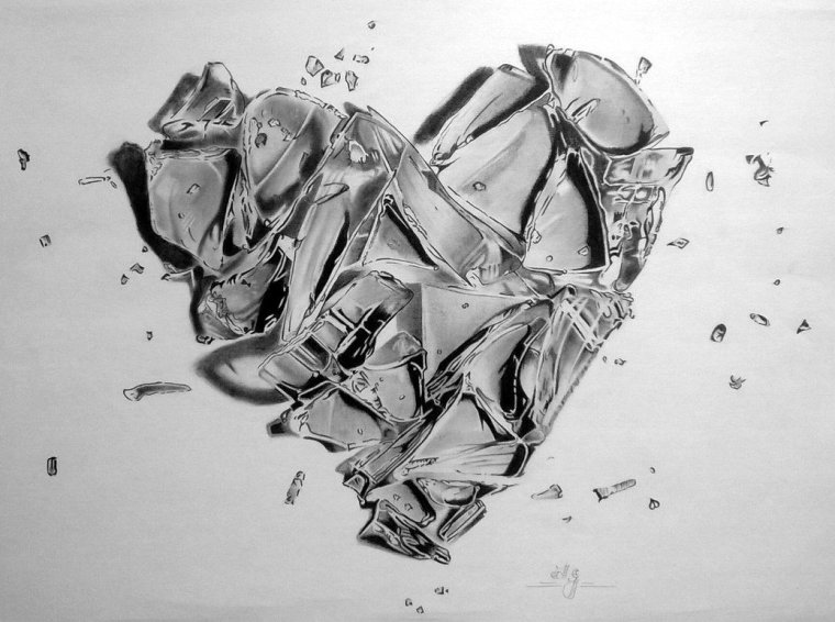 Маленькое разбитое сердечко