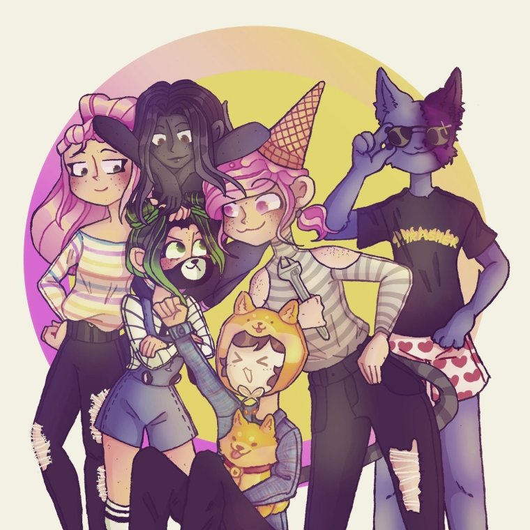 Йоши Лана ева и Ульяна арт