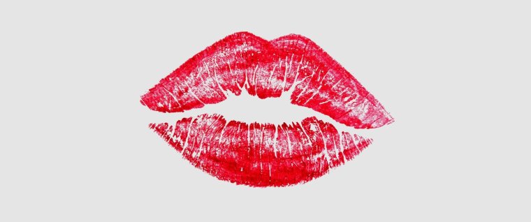 След от губ