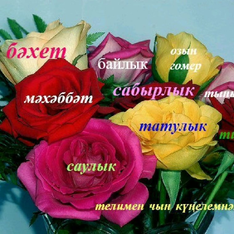 Поздравления с днём рождения на татарском языке