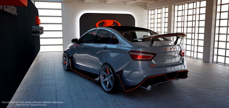 Lada Vesta тюнингованная