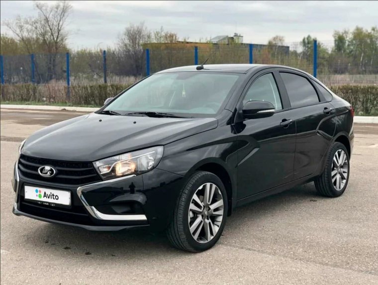 Лада Веста седан 2021 черная