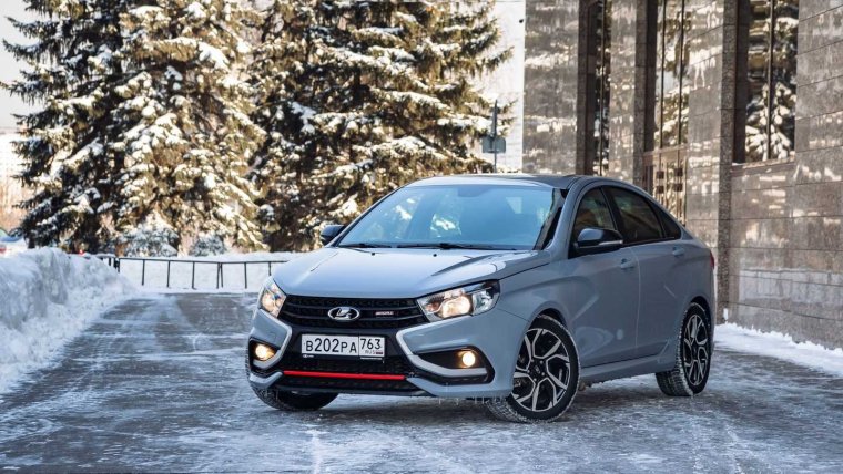 Лада Веста спорт 2021 черная