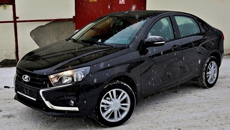 Лада Веста седан черная