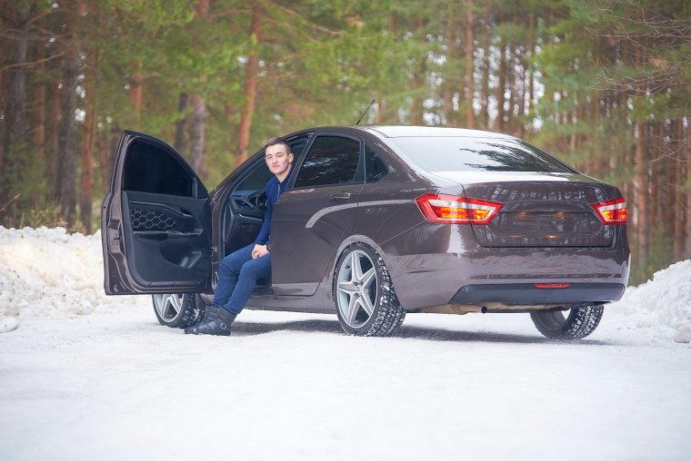 Лада Веста на дисках r18