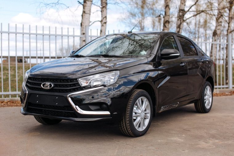 Лада Веста седан черная