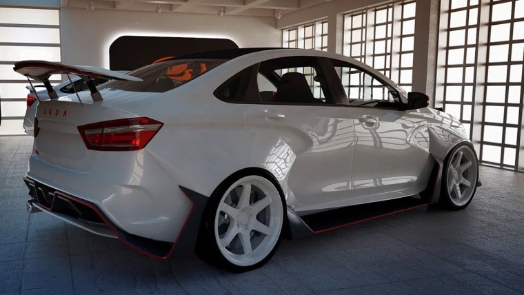 Lada Vesta тюнингованная