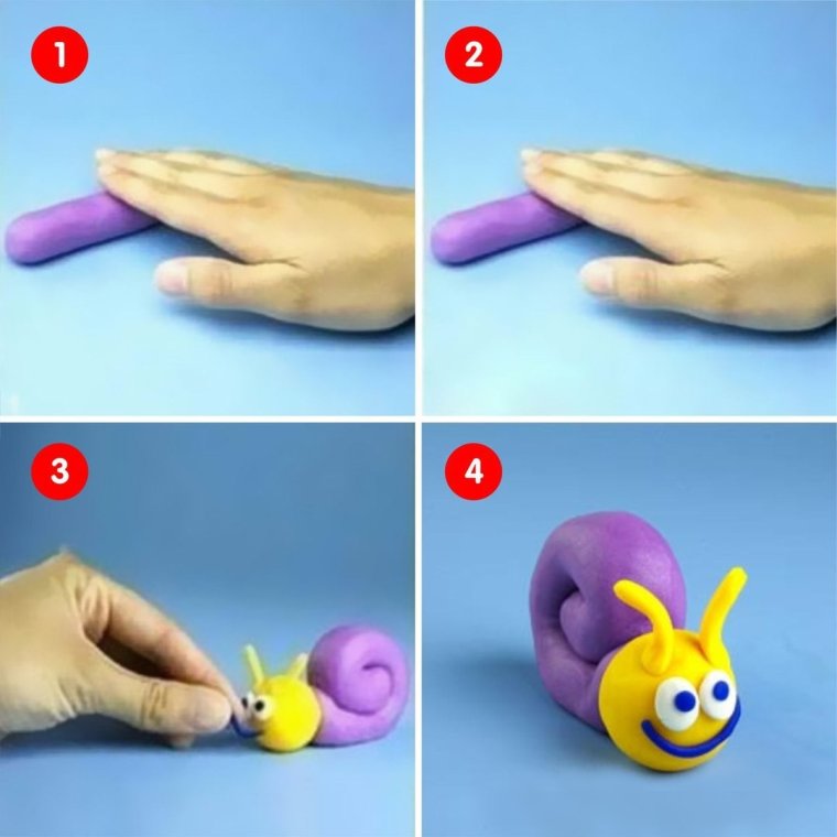 Лепка из пластилина