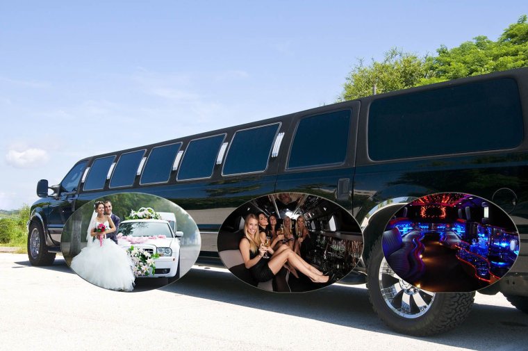 Много лимузинов