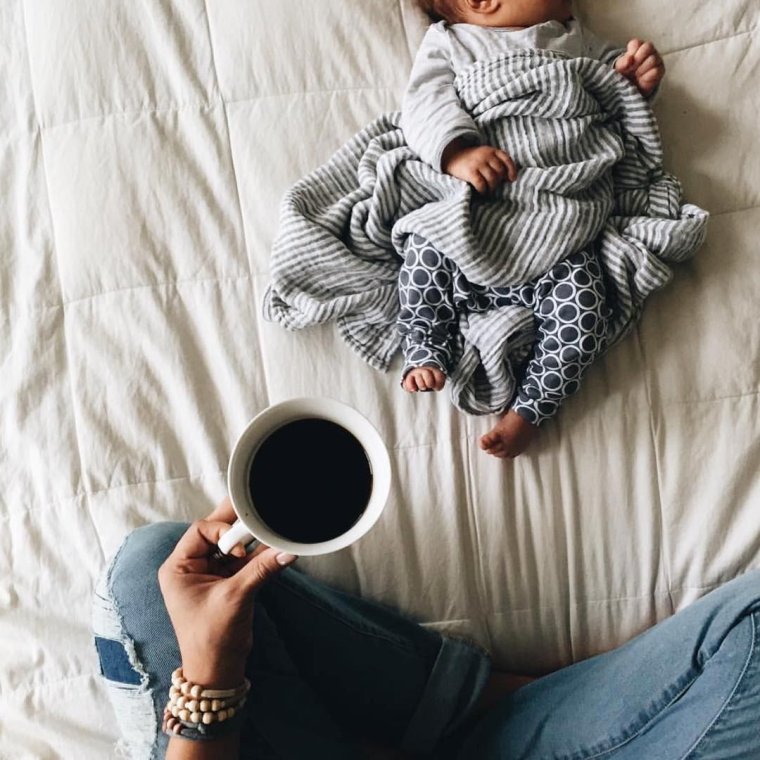 Фотосессия уютная с малышом