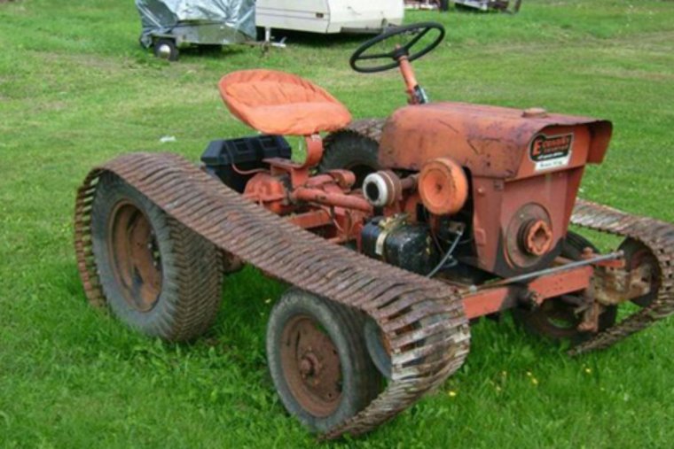 Мини трактора самоделки гусеничные