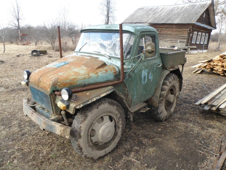 Деревенские самодельные автомобили