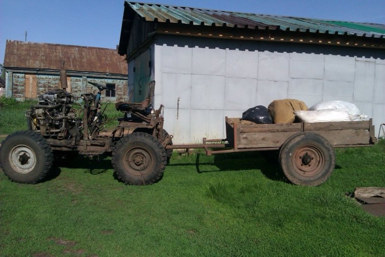 Мини -трактор из ЗИЛ 130