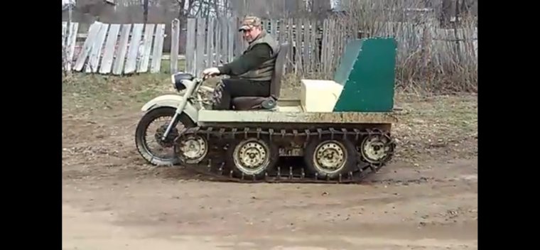 Кулибины Самоделкины техника гусеничный вездеход