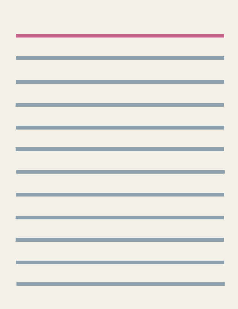 Лист в линию