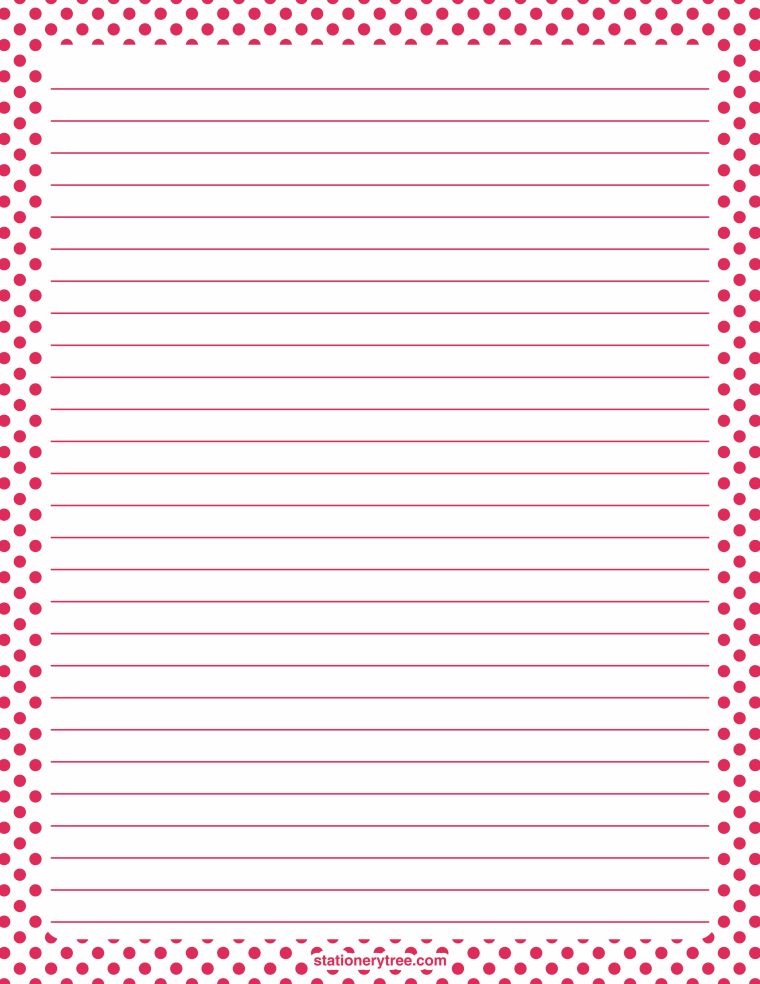 Лист в широкую линию